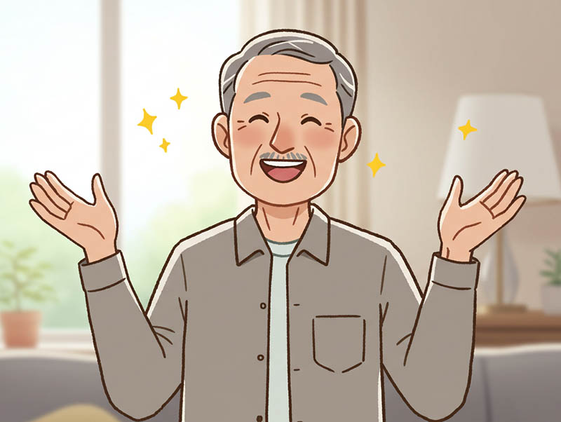 お喜びの声